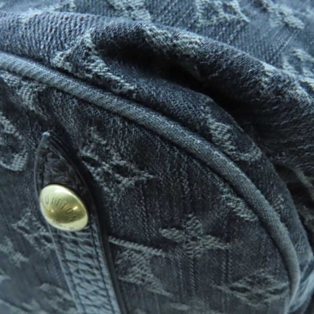 💎✨ DENIM ✨💎 LOUIS VUITTON X-LARGE HOBO MAHINA - Picture 12 of 16